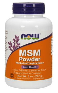 NOW Foods MSM metilsulfonilmetan, prašek 227g
