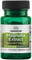 Swanson Izvleček magnolije, 200 mg, 30 zeliščnih kapsul