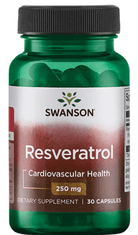 Swanson Resveratrol, 250 mg, 30 kapsul