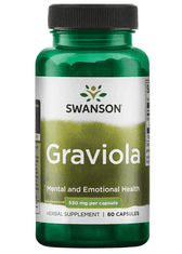 Swanson Graviola, 530 mg, 60 kapsul