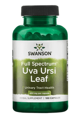 Swanson Uva Ursi Leaf, 450 mg, 100 kapsul