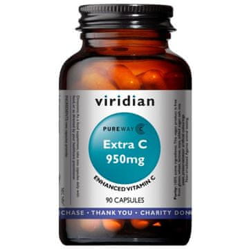 VIRIDIAN nutrition Viridian Extra C 950 mg (vitamin C), 90 kapsul