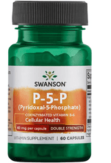 Swanson Vitamin B6 P-5-P, 40 mg, (vitamin B6), 60 kapsul