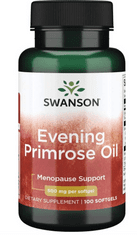 Swanson Olje večerne primrose, 500 mg, 100 mehkih kapsul