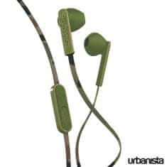 Urbanista San Francisco žične slušalke z mikrofonom, vojaško zelene