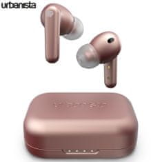Urbanista London brezžične slušalke s polnilno postajo, roza