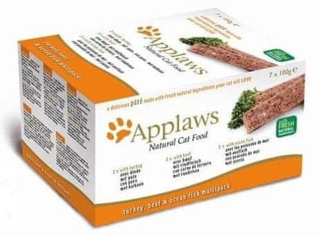 Applaws mačja hrana Multipack Fresh, 7 x 100 g