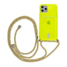 Summer ovitek z vrvico za iPhone 11, barva limete