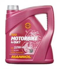 Mannol motorno olje 4-Takt Motorbike 10W-40, 4 l