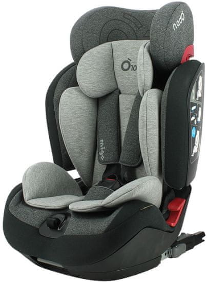 NADO X MIGO avtosedež O10 ISOFIX (9-36kg) 2021 BLACK STONE