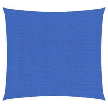Vidaxl Senčno jadro 160 g/m² modro 2,5x2,5 m HDPE