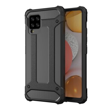 MG Hybrid Armor plastika ovitek za Samsung Galaxy A42 5G, črna