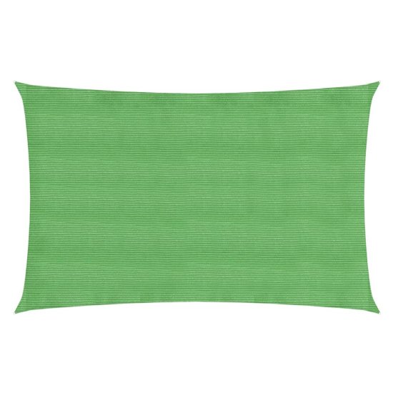 Vidaxl Senčno jadro 160 g/m² svetlo zeleno 2x4,5 m HDPE