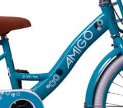 Amigo Bloom otroško kolo za punce, turkizna