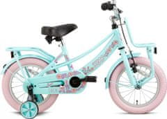 Supersuper Lola otroško kolo za punce, 14", roza/modro