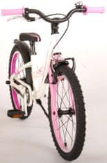Volare Glamour otroško kolo za punce, 18", bela/roza