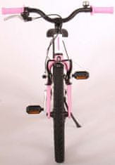 Volare Glamour otroško kolo za punce, 18", bela/roza