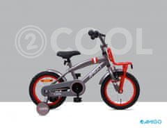 Amigo 2Cool otroško kolo za fante, 14", sivo