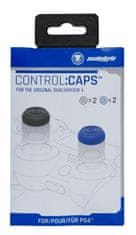 Snakebyte CONTROL:CAPS 4 prekrivke za analogne igralne palice PS4, 2x black 2x blue