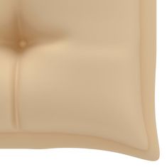 shumee vidaXL Blazina za gugalnico, bež, 100 cm, blago