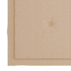 Vidaxl Blazine za vrtne stole 6 kosov bež 50x50x4 cm oxford tkanina