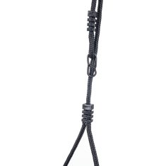 nabbi Otroška gugalnica Nest 95 cm - črna / oranžna