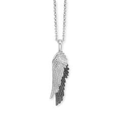 Engelsrufer Angel srebrna dvobarvna ogrlica Wingduo ERN-WINGDUO-BIB (verižica, obesek)