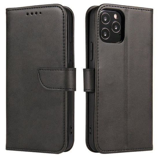 slomart magnetno ohišje elegantno ohišje s flip pokrovom in funkcijo stojala xiaomi redmi note 10 / redmi note 10s črno