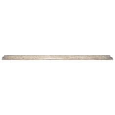 Vidaxl Mizna plošča siva Ø 60x2,5 cm marmor