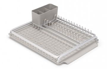 Brabantia podloga za sušenje posode, 14,2x38,6x49,2 cm, mišje siva