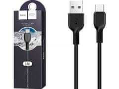 Hoco X20 Flash podatkovni kabel Type C na USB, 1 m, črn