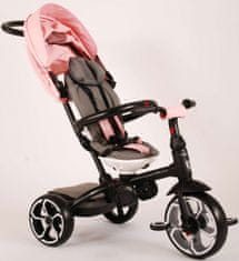 Qplay Prime 4v1 tricikel, roza črn