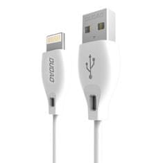 DUDAO L4L kabel USB / Lightning 2.1A 2m, belo