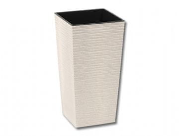 eoshop Pokrov za cvetlični lonec PLETERJE FINEZIA EKO plastika 25x25x46cm