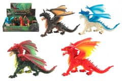 Teddies Plastika Dragon 4 vrste