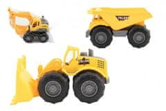 Teddies Gradbeni stroj iz plastike 18-20 cm mešanica vrst za prosti tek