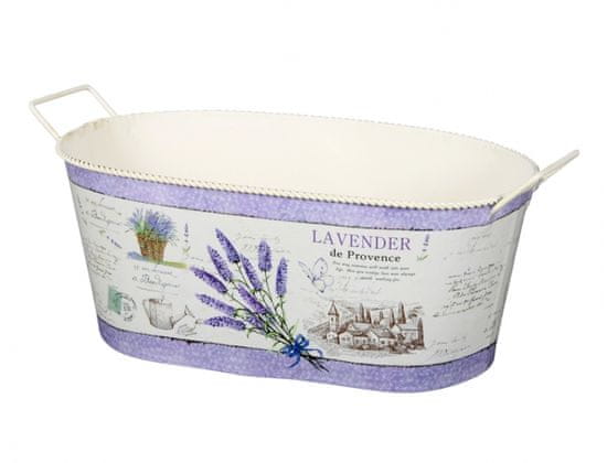 NOHEL GARDEN Komplet kovinskih škatel LAVENDER DE PROVENCE 22,26,30cm 3ks
