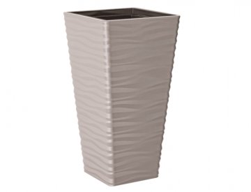 eoshop Pokrov za cvetlični lonec SAHARA SLIM plastika mat 39x39x75cm