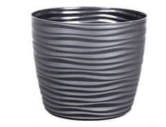Pokrov za cvetlični lonec SAHARA PETIT plastika mat d27x22cm