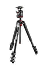 Manfrotto Aluminijasto 4-sekcijsko stojalo 190 z XPRO krogljično glavo + 200PL ploščico (MK190XPRO4-BHQ2) + GRATIS nosilec za telefon (MTWISTGRIPK)