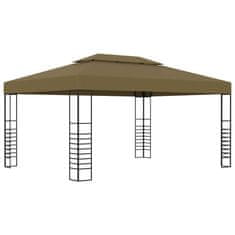 Vidaxl Paviljon 3x4 m taupe 180 g/m2