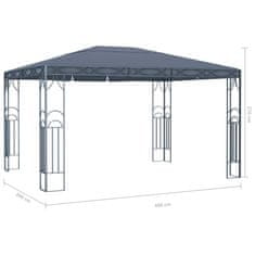 Vidaxl Paviljon 400x300 cm antraciten