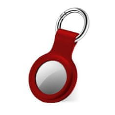 SBS Apple AirTag obesek za ključe, silikonski, rdeč