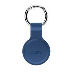 SBS Apple AirTag obesek za ključe, silikonski, moder