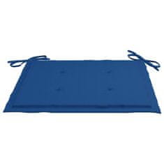 Vidaxl Blazine za vrtne stole 6 kosov modre 40x40x4 cm oxford tkanina