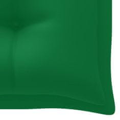 Vidaxl Blazina za gugalnico zelena 200 cm blago