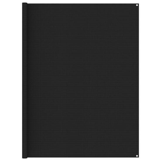 Vidaxl Preproga za šotor 250x350 cm črna