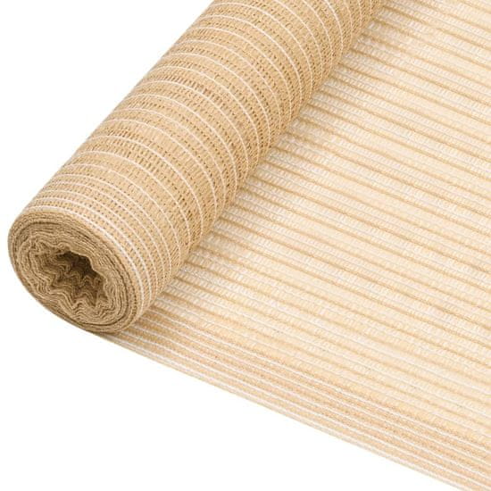 Vidaxl Zaščitna mreža bež 1,5x50 m HDPE 150 g/m2