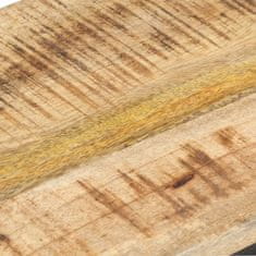Vidaxl Stranske mizice 2 kosa 31,5x24,5x64,5 cm robusten mangov les