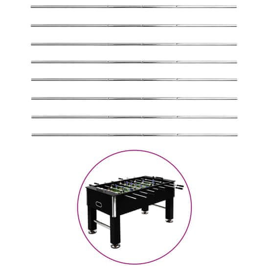 Vidaxl Palice za namizni nogomet 8 kosov 15,9 cm